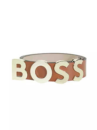 BOSS | Ledergürtel | schwarz