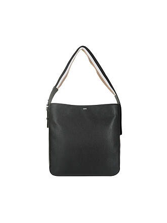 BOSS | Ledertasche - Hobo Amber | schwarz
