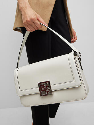 BOSS | Ledertasche - Umhängetasche Bianca | schwarz
