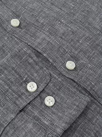 BOSS | Leinenhemd Regular Fit CHAMBRAY | hellgrau