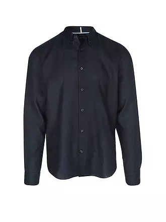 BOSS | Leinenhemd Regular Fit LIAM | dunkelblau