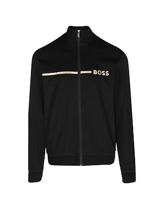 BOSS | Loungewear Jacke | schwarz