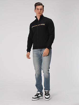 BOSS | Loungewear Jacke | schwarz