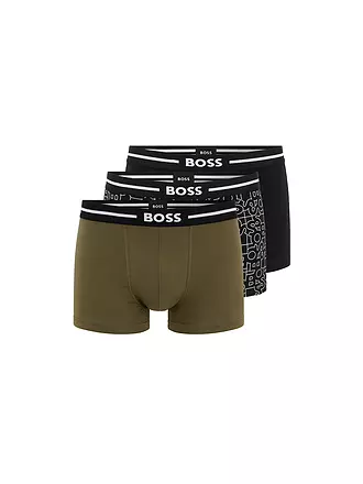 BOSS | Pants 3er Pkg oliv gem. sch | olive