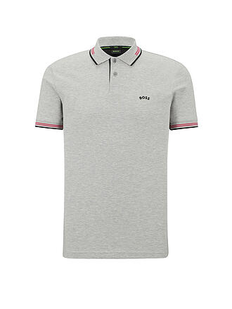 BOSS | Poloshirt Slim Fit PAUL CURVED | grau