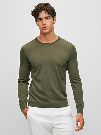 BOSS | Pullover Slim Fit LENO-P | grün