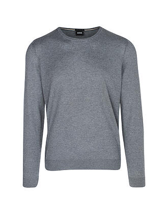 BOSS | Pullover Slim Fit LENO-P | grau
