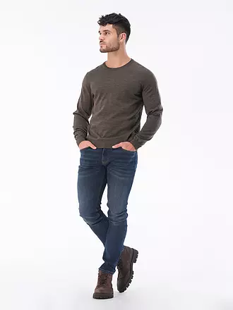 BOSS | Pullover Slim Fit LENO-P | olive