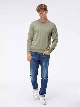 BOSS | Pullover Slim Fit LENO-P | olive