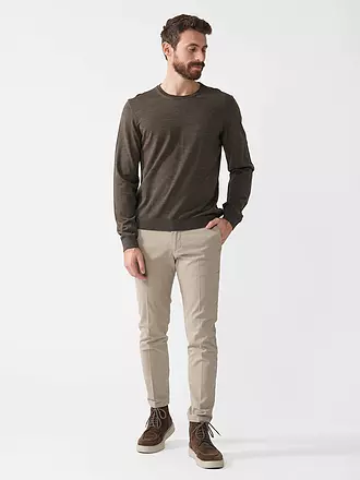 BOSS | Pullover Slim Fit LENO-P | olive