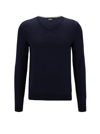 BOSS | Pullover Slim Fit MELBA | dunkelblau