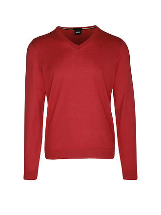 BOSS | Pullover Slim Fit MELBA | rot