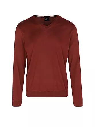 BOSS | Pullover Slim Fit MELBA | rot