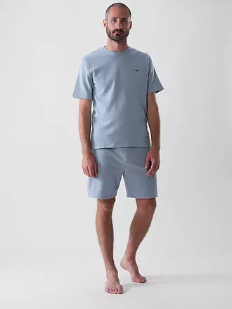BOSS | Pyjamahose - Shorts | hellblau