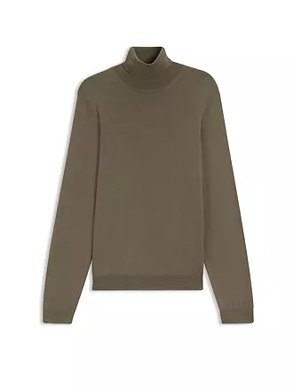 BOSS | Rollkragenpullover Slim Fit MUSSO | olive