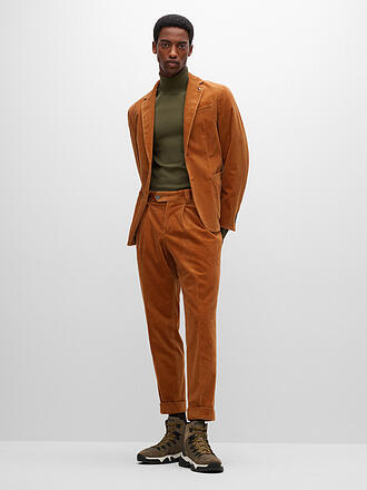 BOSS | Rollkragenpullover Slim Fit MUSSO | rot