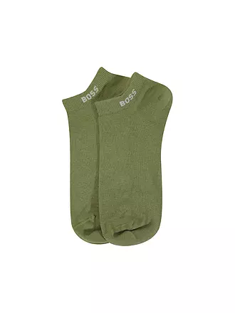BOSS | Sneaker Socken 2-er Pkg light beige | olive