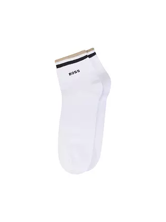 BOSS | Sneaker Socken 2er Pkg white | weiss