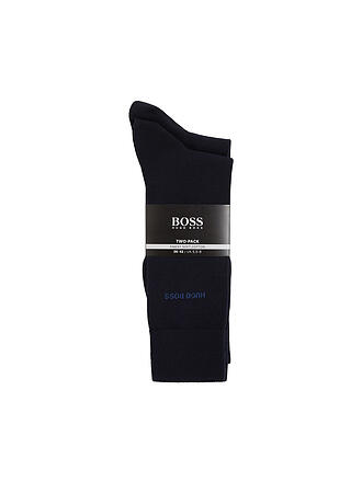 BOSS | Socken 2-er Pkg. dark blue | schwarz