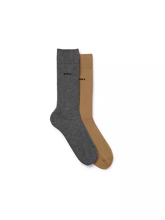 BOSS | Socken 2-er Pkg. medium beige | olive