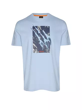 BOSS | T-Shirt TE_ANIMALI | hellblau
