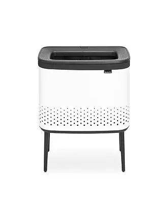 BRABANTIA | Wäschebox Bo 60l Weiss | schwarz