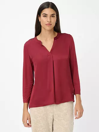 BRAX | Blusenshirt CLARISA M | dunkelrot