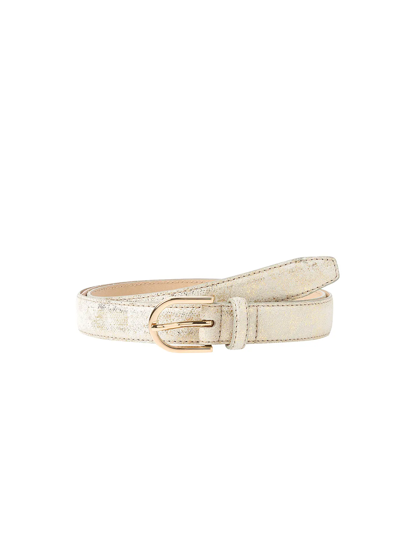 BRAX | Ledergürtel | creme