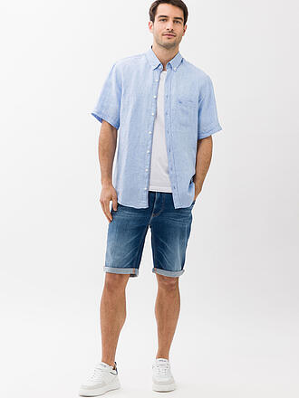 BRAX | Leinenhemd Modern Fit DAN U | beere