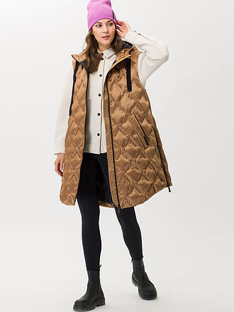 BRAX | Steppgilet FAY L | camel