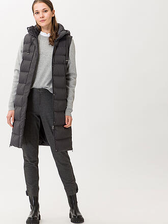 BRAX | Steppgilet HOUSTON | grau