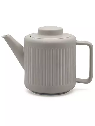 BREDEMEIJER |  Teekanne SKAGEN 1,2l Steingut Hellblau | hellgrau