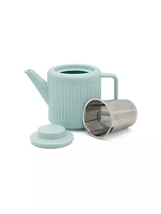 BREDEMEIJER |  Teekanne SKAGEN 1,2l Steingut Hellblau | hellblau