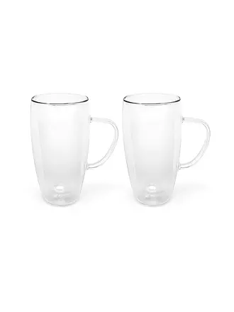 BREDEMEIJER | Glas doppelwandig Cappuccino/Latte Macchiato 2er 0,4l | transparent