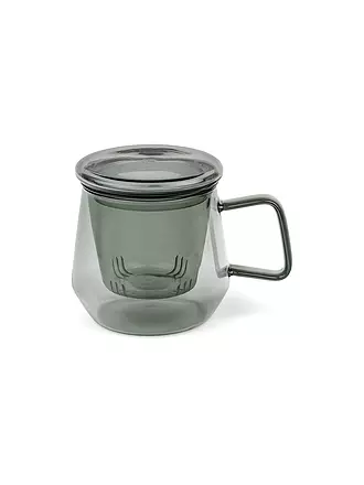 BREDEMEIJER | Teekanne TEA FOR ONE LIVORNO 0,35l Glas Jadegreen | schwarz