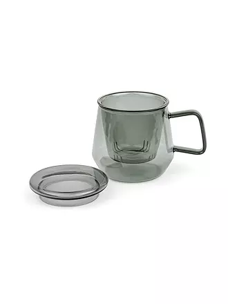 BREDEMEIJER | Teekanne TEA FOR ONE LIVORNO 0,35l Glas Jadegreen | schwarz