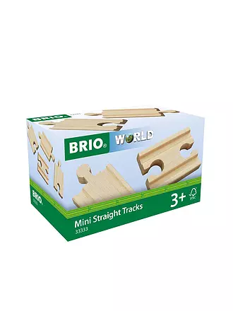 BRIO | 1/4 Gerade Gleise (A2,B2,C2) | keine Farbe