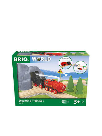 BRIO | Batterie-Dampflok Set | keine Farbe