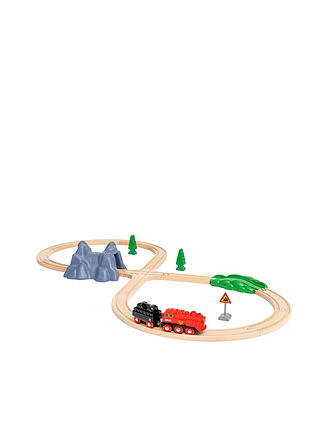 BRIO | Batterie-Dampflok Set | keine Farbe