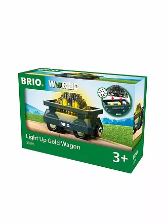 BRIO | Goldwaggon mit Licht 33896 | keine Farbe