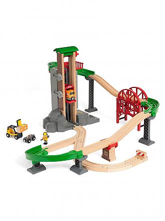 BRIO | Großes Lagerhaus-Set mit Aufzug 33887 | keine Farbe