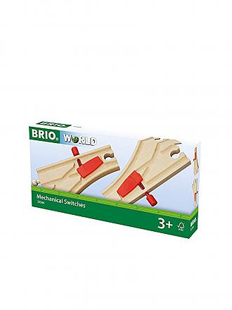 BRIO | Mechanisches Weichenpaar | keine Farbe