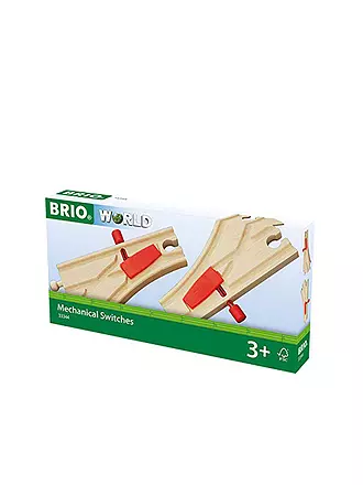 BRIO | Mechanisches Weichenpaar | keine Farbe