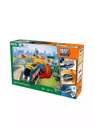 BRIO | Smart Tech Sound Action Tunnel Reisezug-Set | keine Farbe