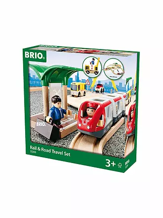 BRIO | Strassen und Schienen Reisezug Set | keine Farbe