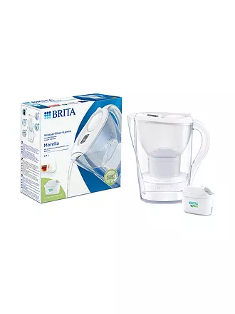 BRITA | Wasserfilter MARELLA 1,4l Grau | weiss