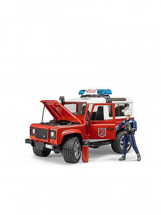 BRUDER | Land Rover Defender Station Wagon Feuerwehreinsatzwagen mit Feuerwehrmann | keine Farbe