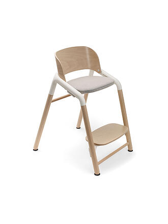 BUGABOO | Hochstuhl GIRAFFE Basis Warmer Holzton / Grau | beige