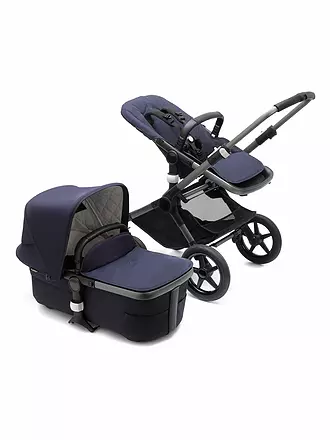 BUGABOO | Kombikinderwagen Fox3 Classic Komplett Set Graphit / Marine | blau