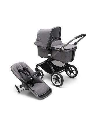 BUGABOO | Kombikinderwagen Fox3 Komplett Set Graphit / Graumeliert | grün